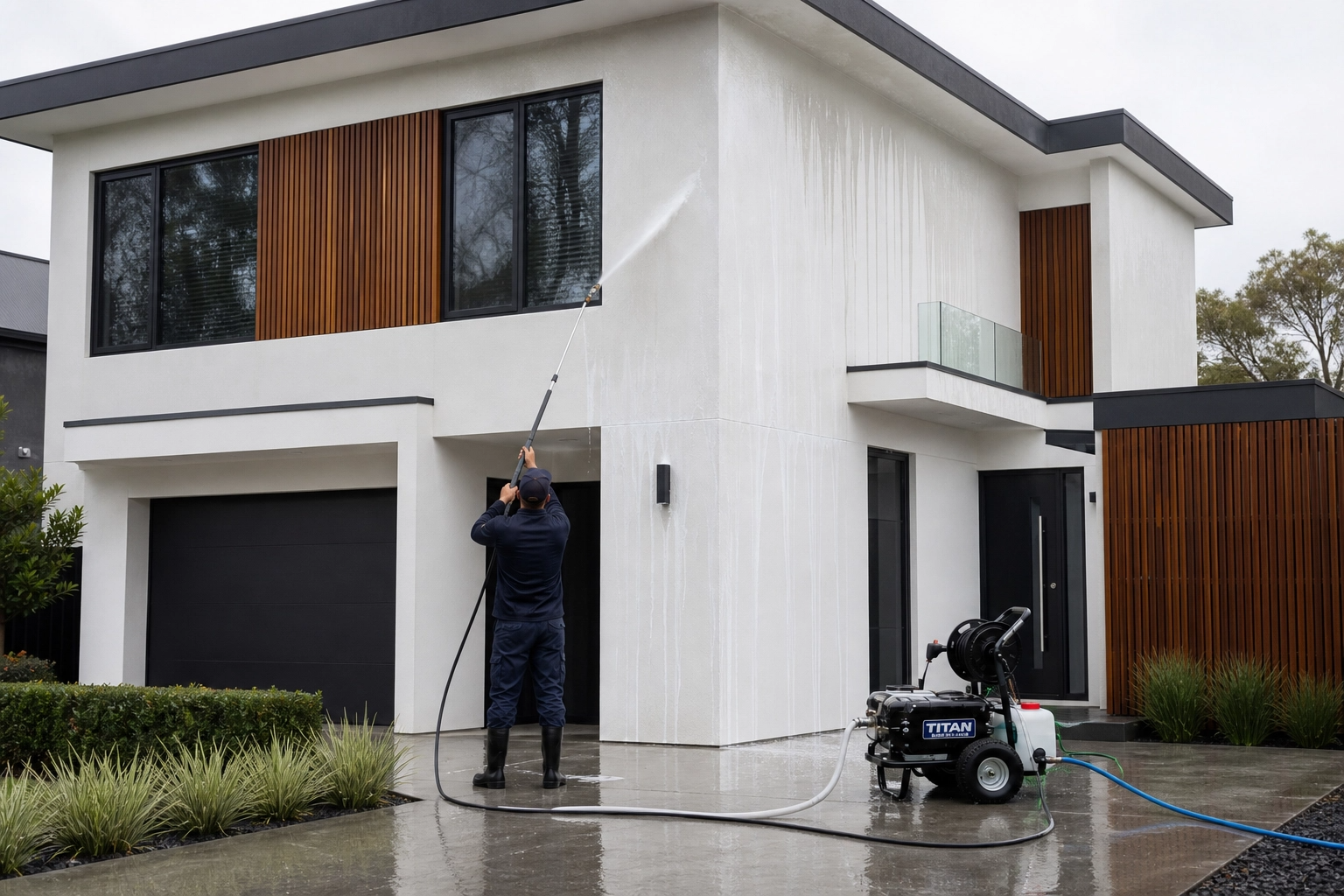 How to Soft Wash a Facade: A Step-by-Step Guide